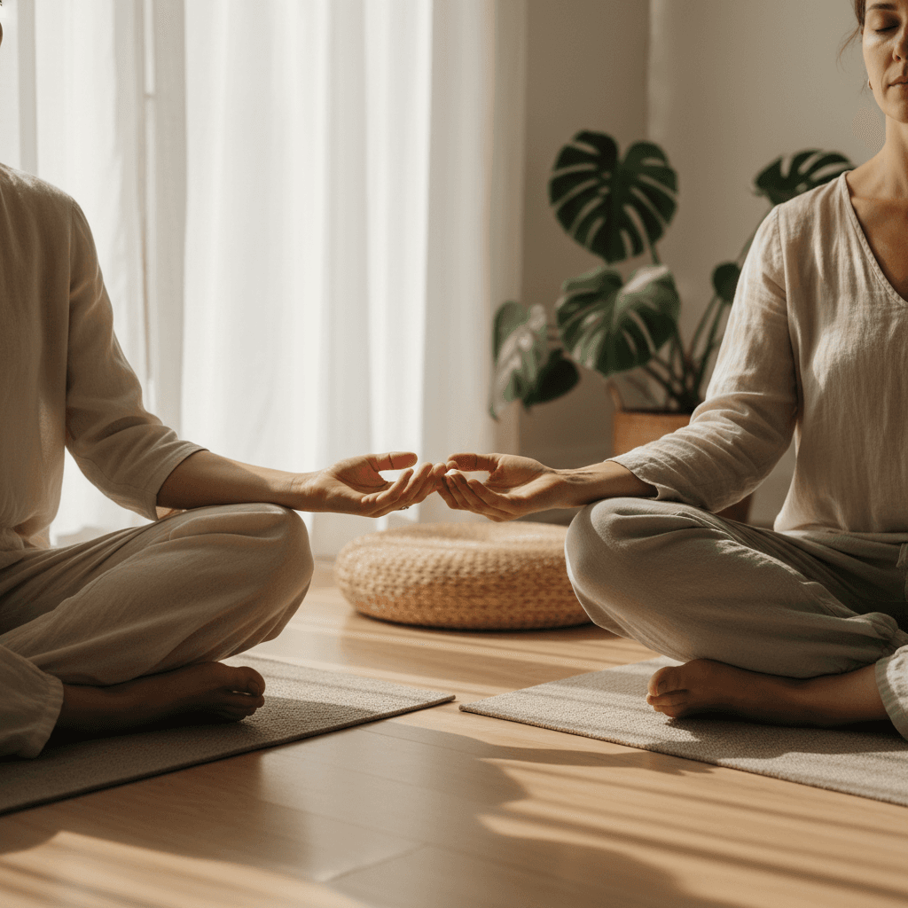 Guided breathwork session for relaxation